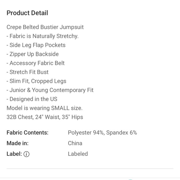 New new in package Elegant Black Jumpsuit strapless must have S M L must have - Picture 5 of 5